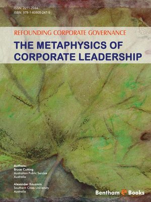 cover image of Refounding Corporate Governance: The Metaphysics of Corporate Leadership